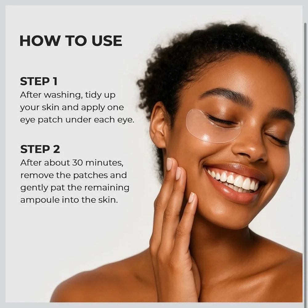 MDP Vegan Aqua Essence Peptide 9 Tension Eye Patch 60 ct Anti-Aging - Picture 4 of 5